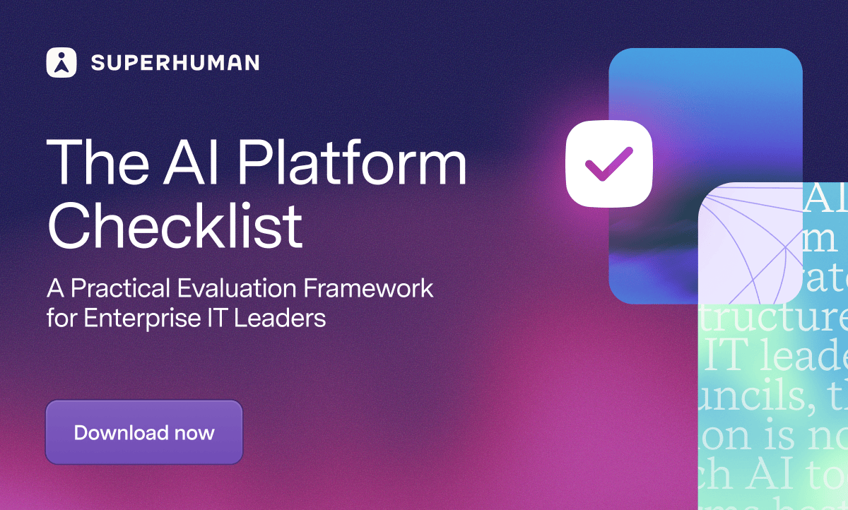 The AI Platform Checklist 